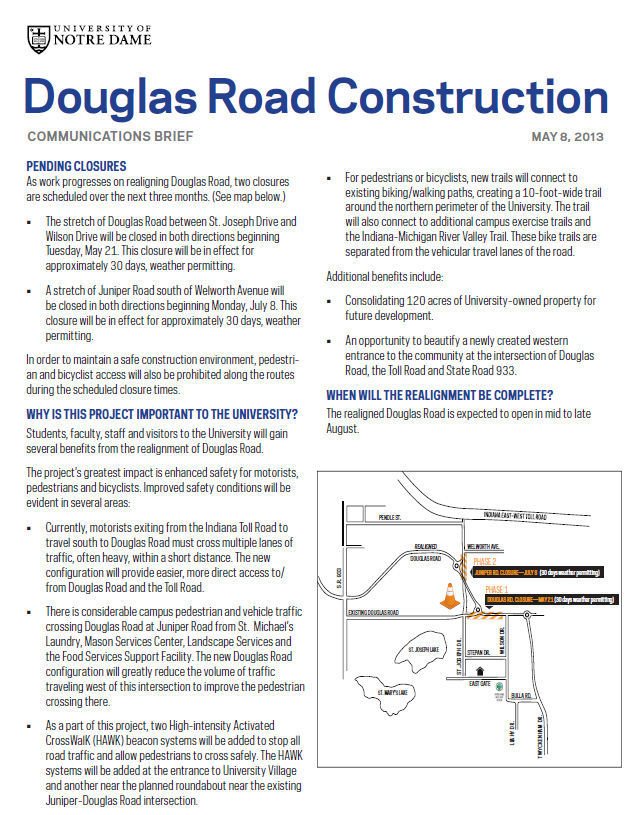 Douglas Road Construction